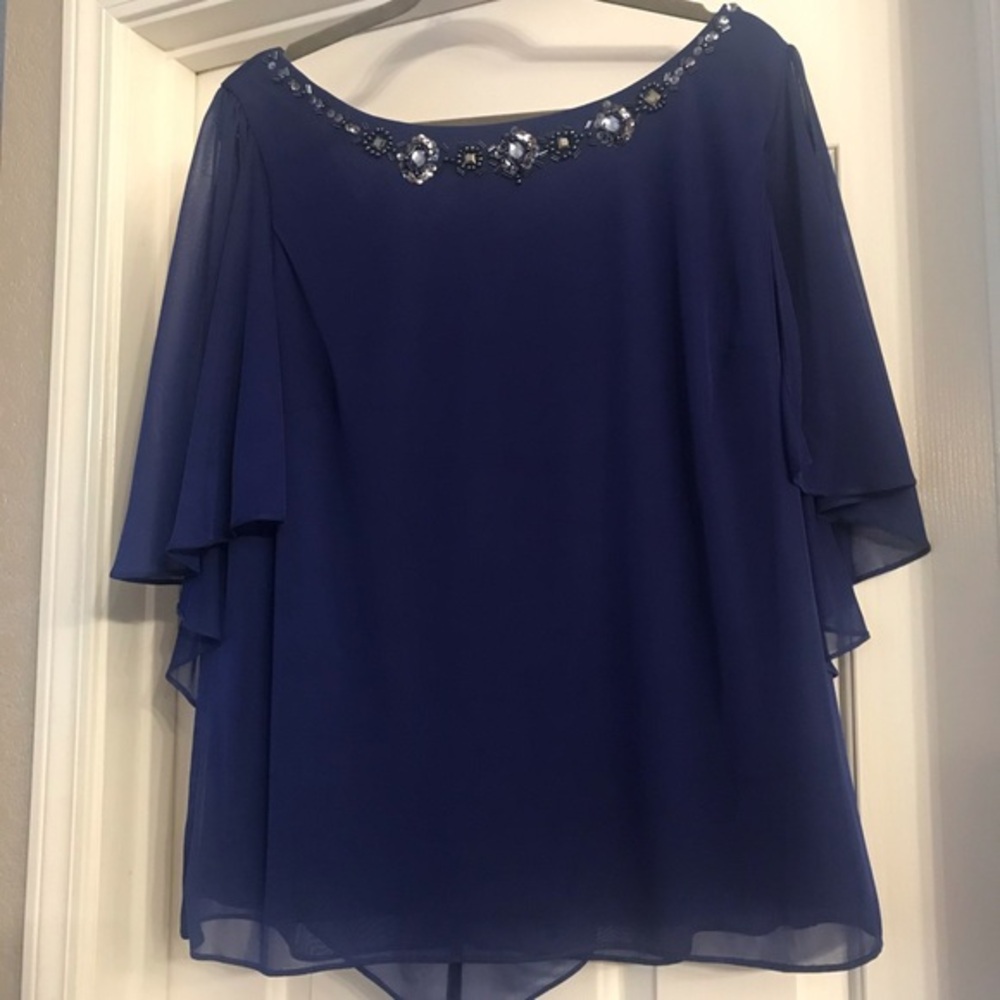 J.R. Nites by Carol Lin blouse, size 18